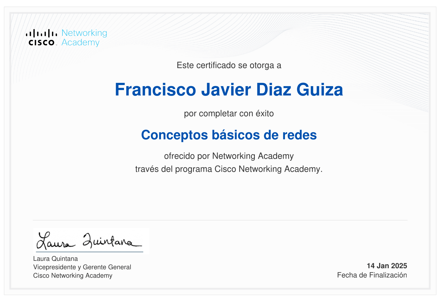Conceptos Básicos de Redes (Cisco Networking Academy)