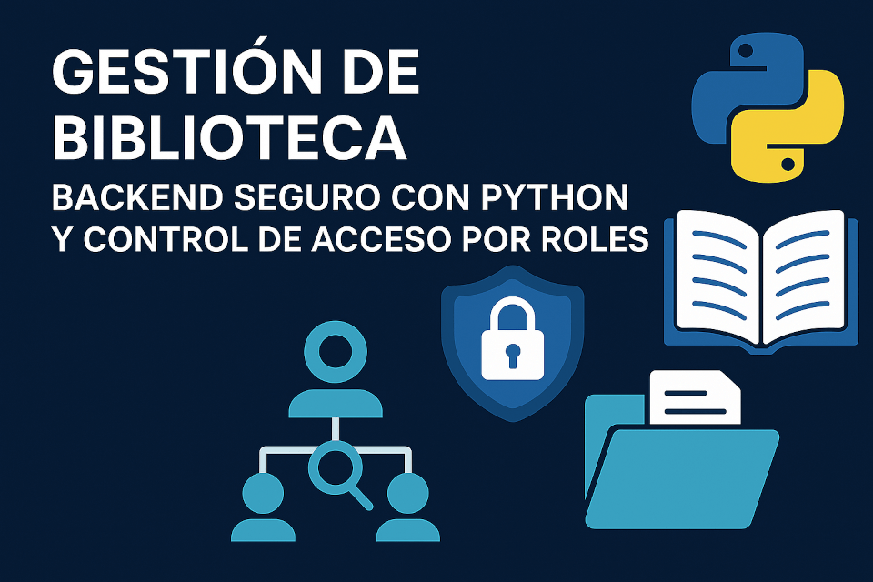 Gestión de Biblioteca: Backend Seguro con Python y Control de Acceso por Roles