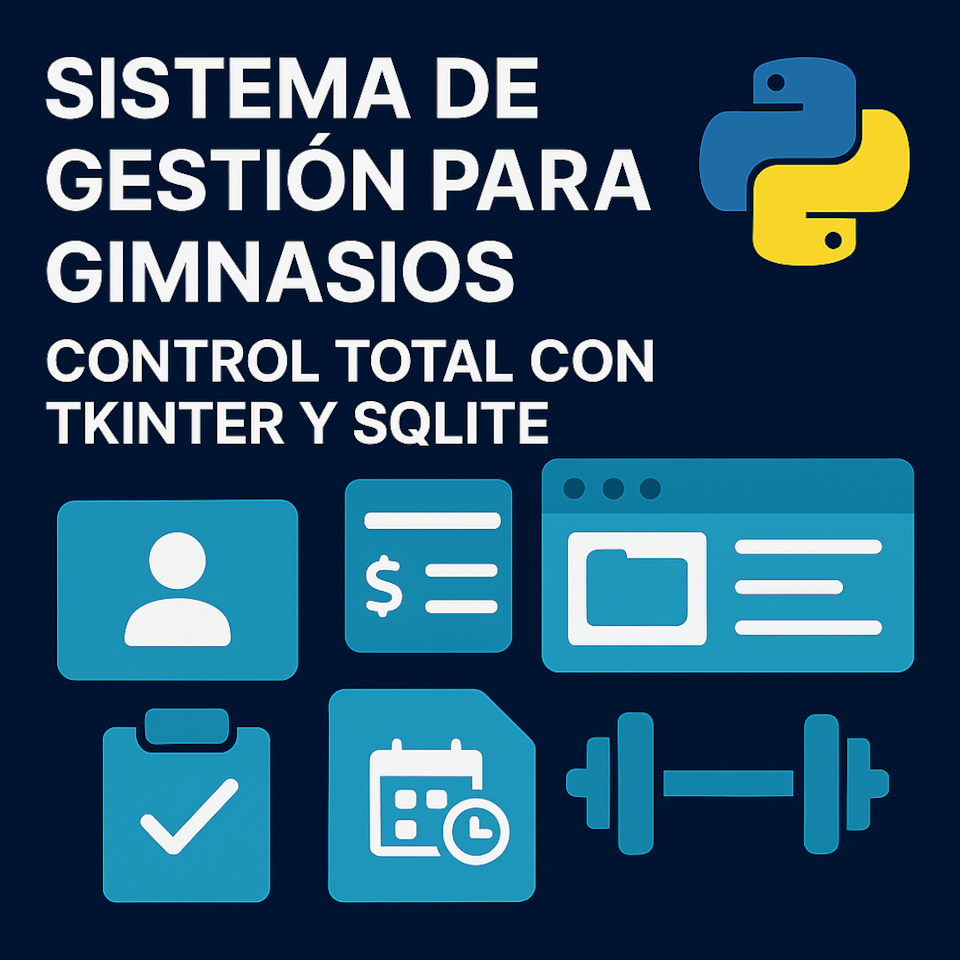 Sistema de Gestión para Gimnasios: Control Total con Tkinter y SQLite
